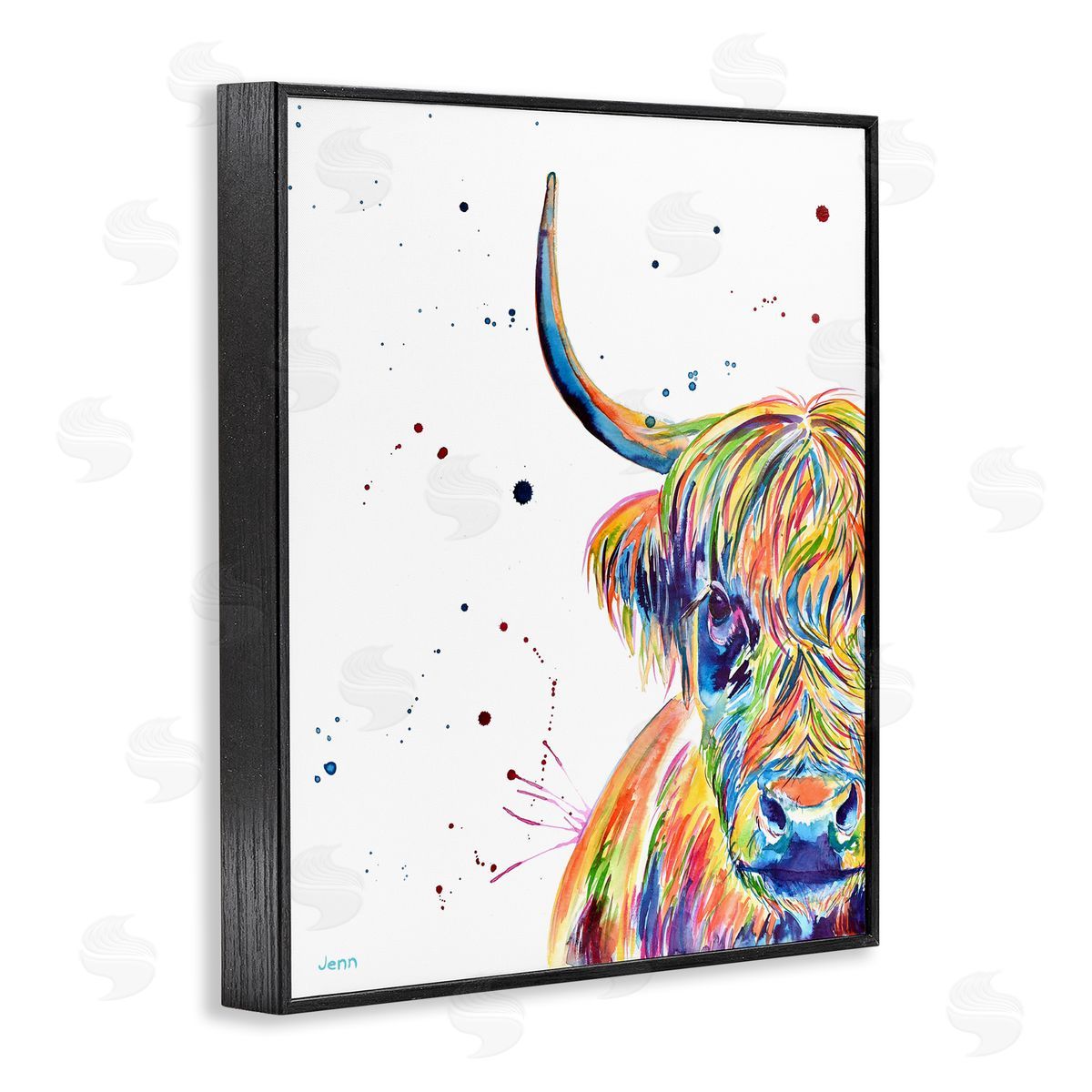 Jen Seeley Vivid Cattle Face Farm Animal