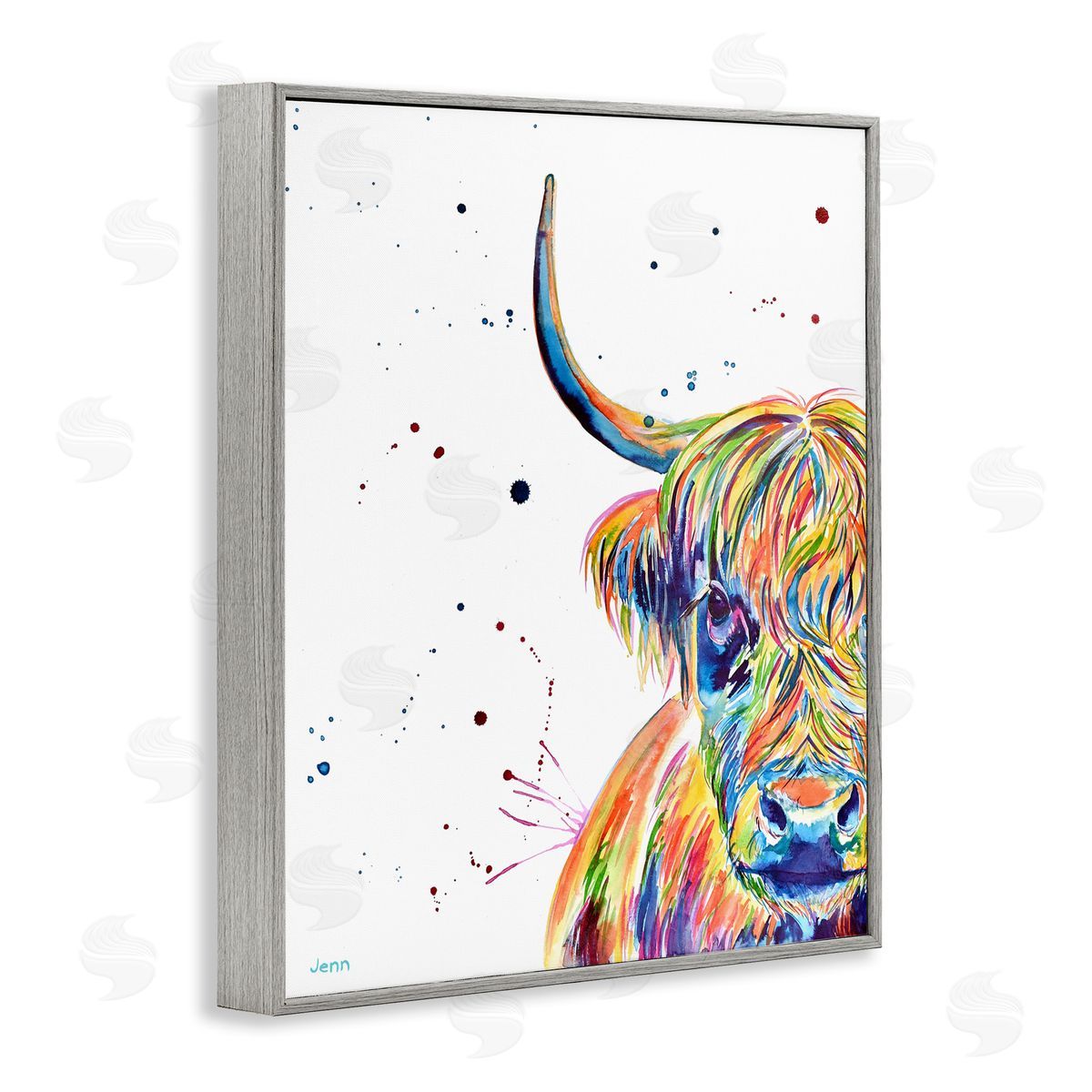 Jen Seeley Vivid Cattle Face Farm Animal