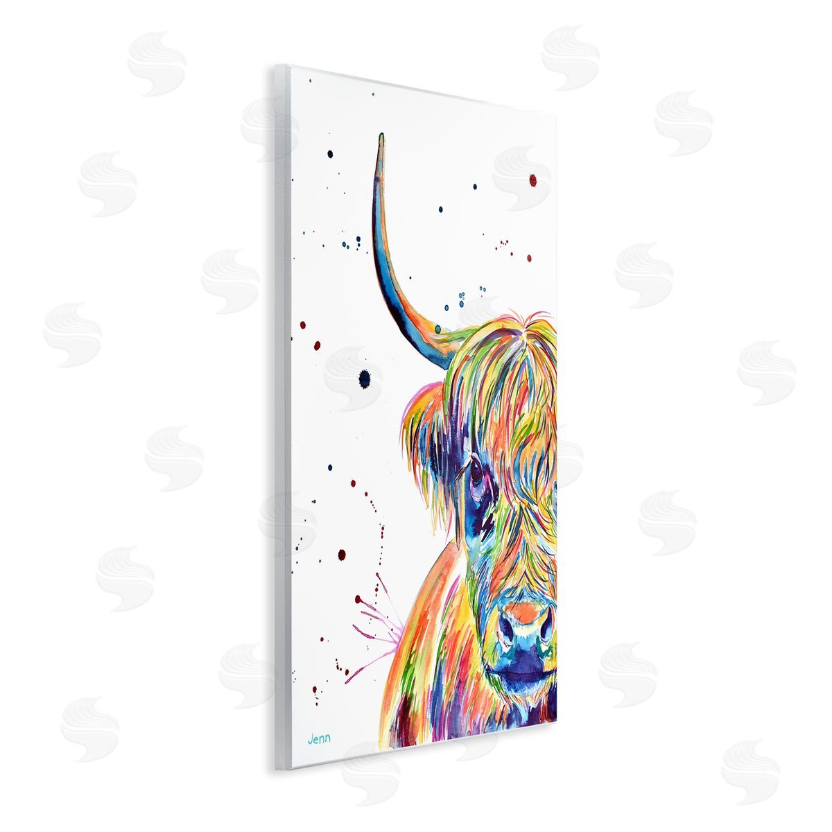 Jen Seeley Vivid Cattle Face Farm Animal