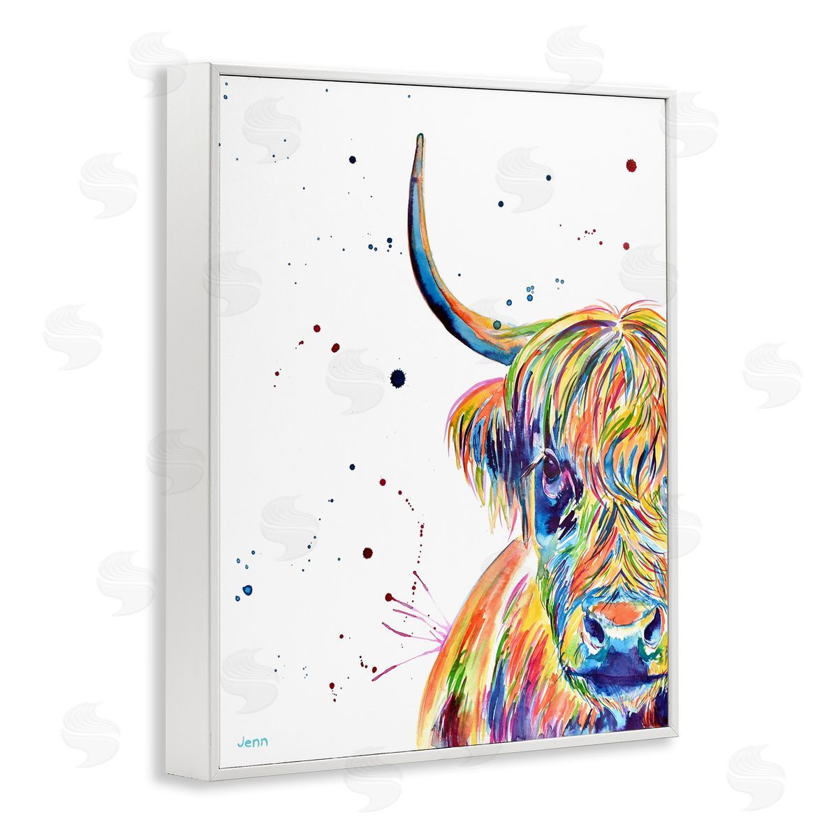 Jen Seeley Vivid Cattle Face Farm Animal