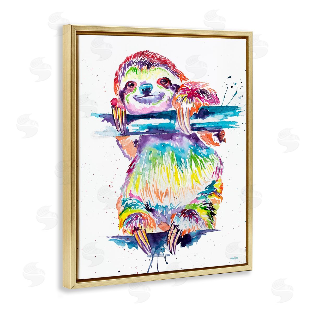 Jen Seeley Fun Rainbow Sloth Wildlife