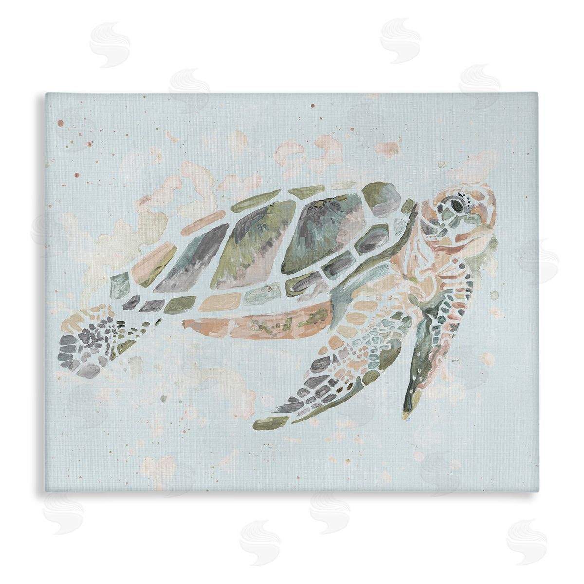 Chelsea Goodrich Tortoise Swimming Underwater Bubbles