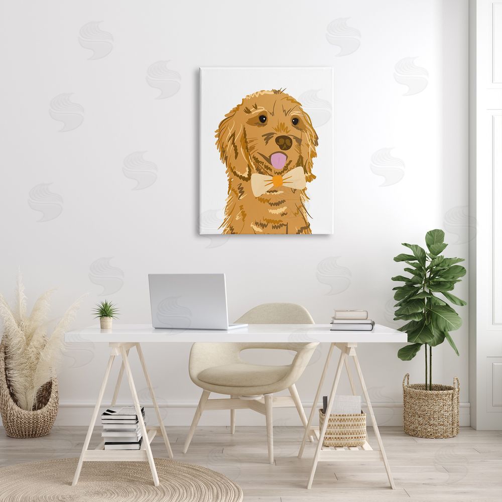 Anna Quach Golden Retriever Puppy Bowtie Pet
