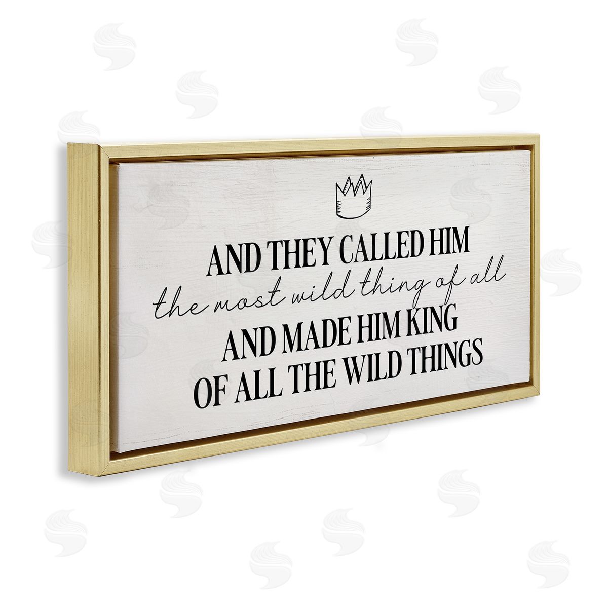 Stupell Studio Most Wild Thing Of All Quote