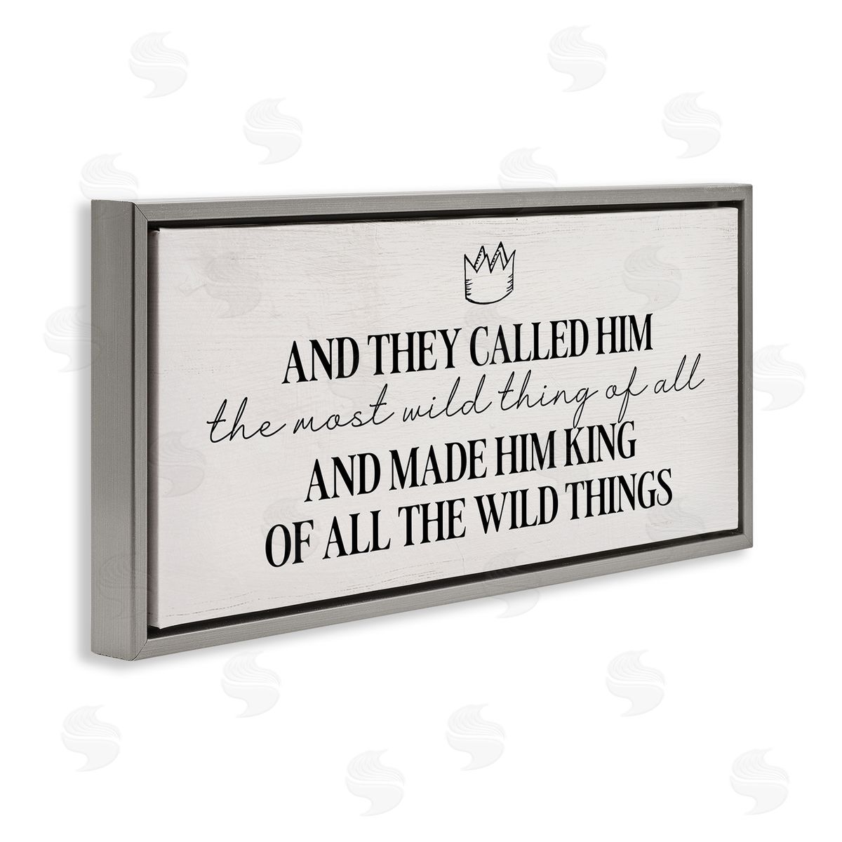 Stupell Studio Most Wild Thing Of All Quote