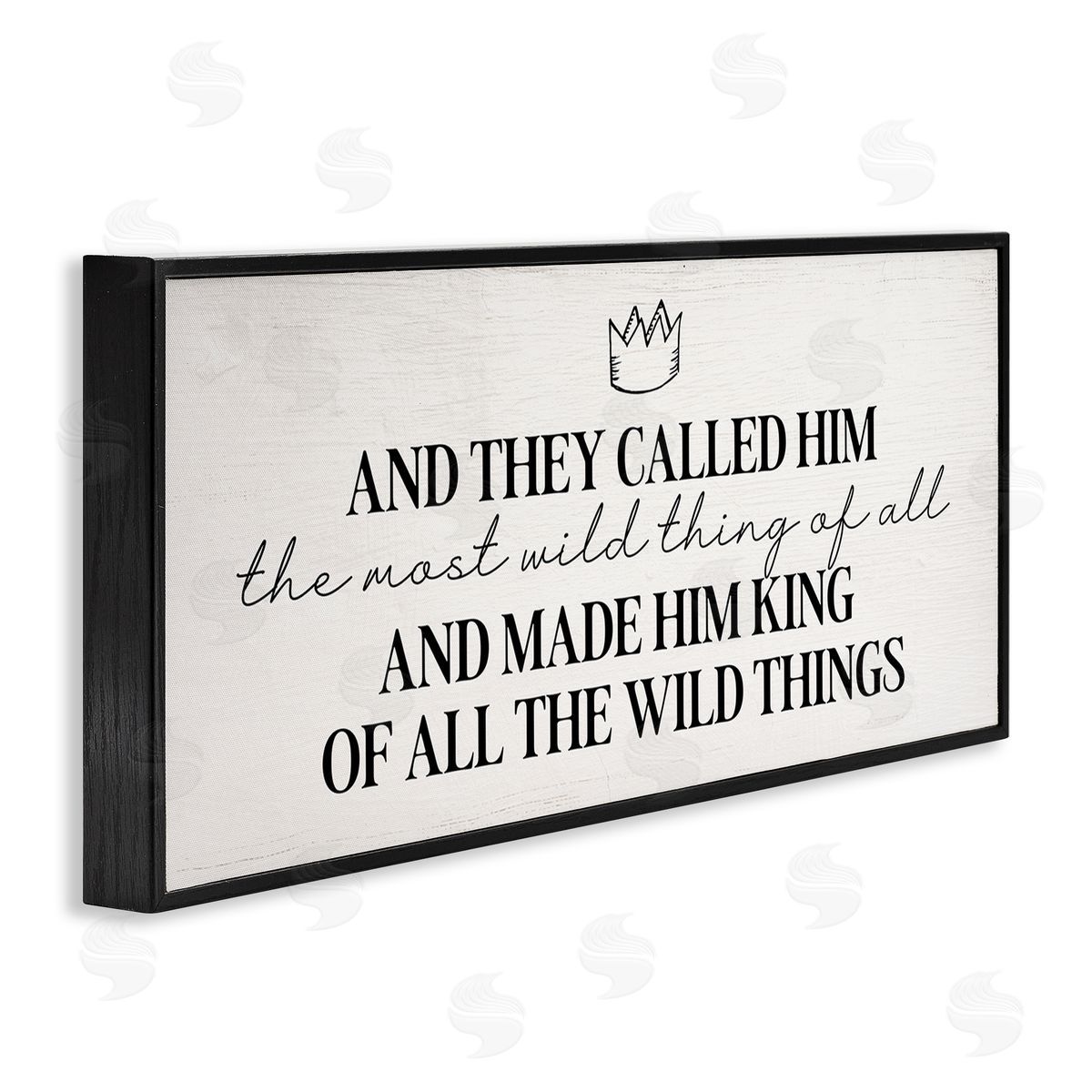 Stupell Studio Most Wild Thing Of All Quote
