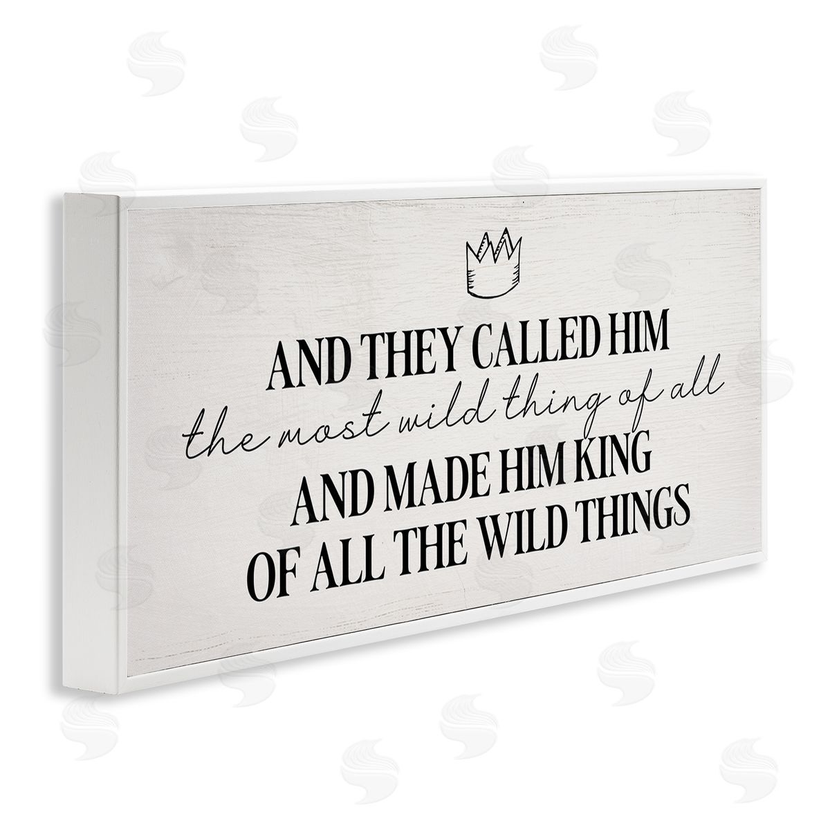 Stupell Studio Most Wild Thing Of All Quote