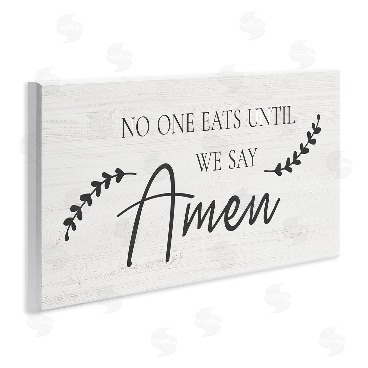 CAD Designs No One Eats Until We Say Amen Phrase