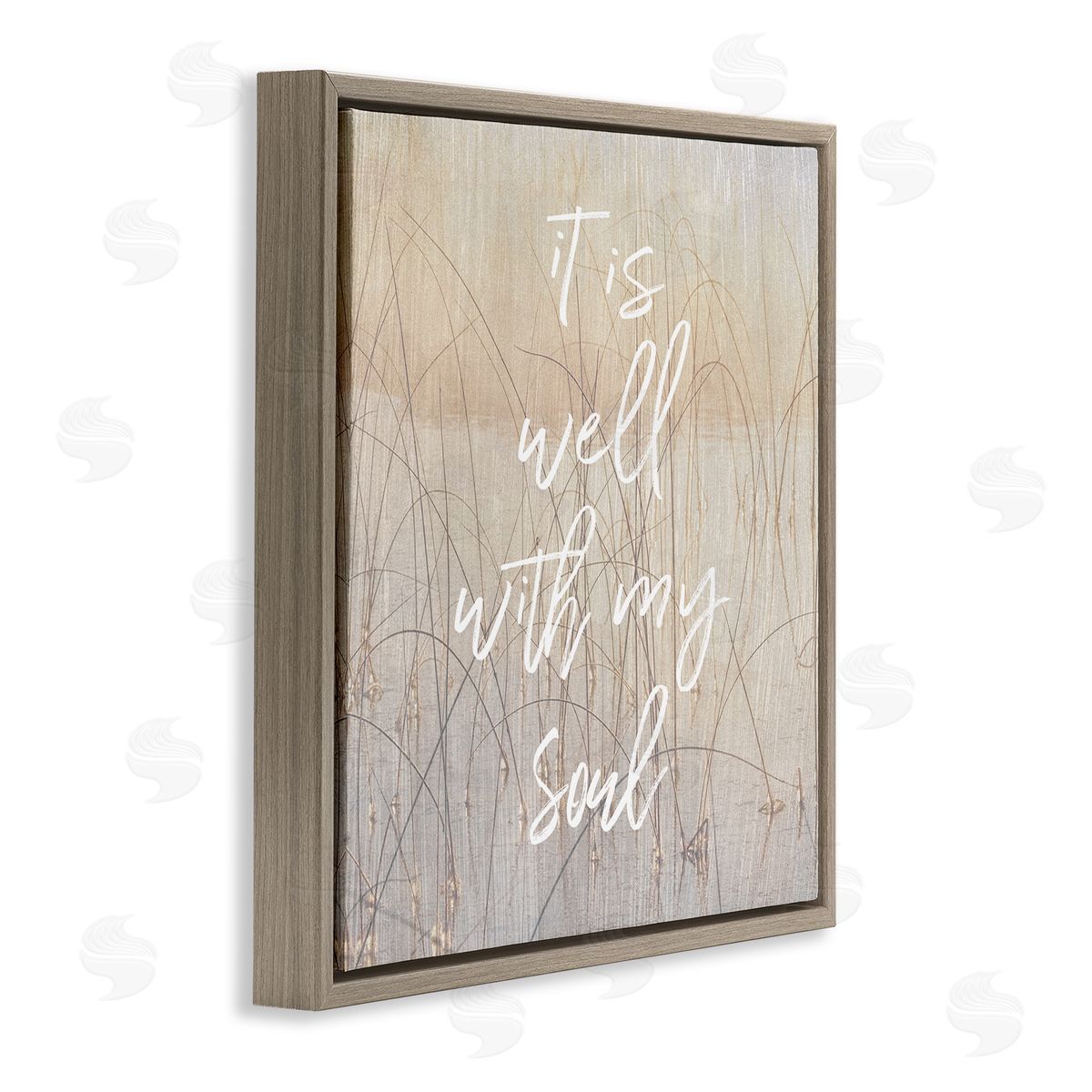 Danita Delimont It Is Well With My Soul Nature Brown Floating Frame Canvas Wall Art Print