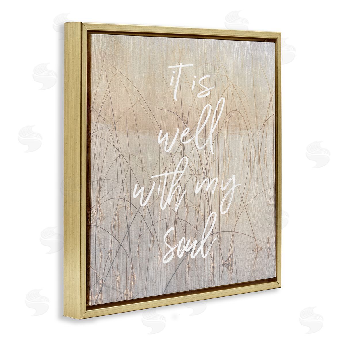 Danita Delimont It Is Well With My Soul Nature Gold Floating Frame Canvas Wall Art Print