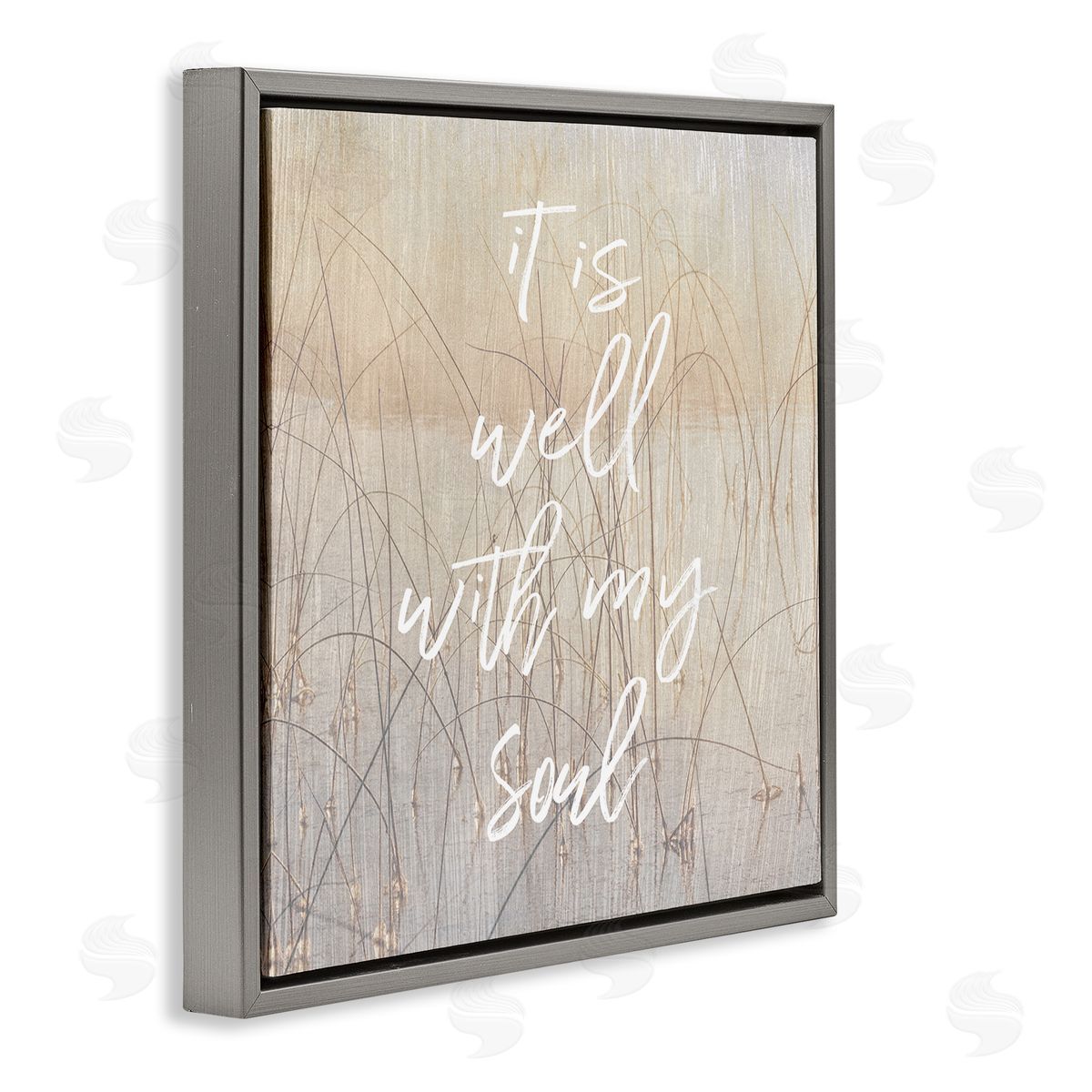 Danita Delimont It Is Well With My Soul Nature Gray Floating Frame Canvas Wall Art Print