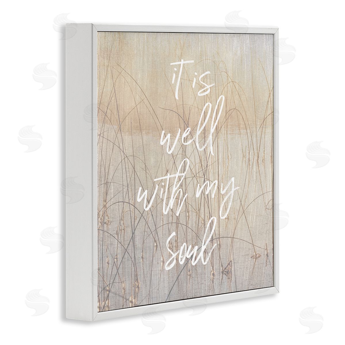 Danita Delimont It Is Well With My Soul Nature White Framed Glicee Wall Art Print
