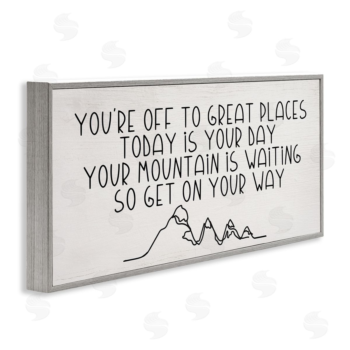 Stupell Studio Inspirational Today Is Your Day Phrase