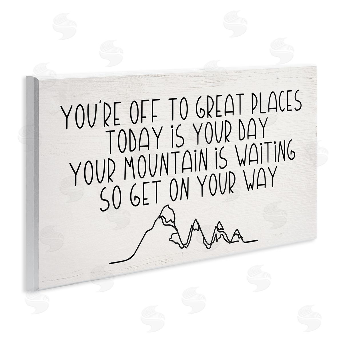 Stupell Studio Inspirational Today Is Your Day Phrase