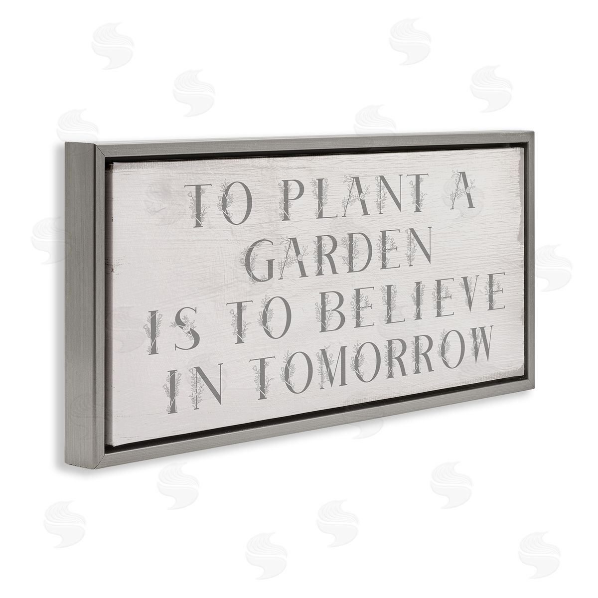 Stupell Studio Plant A Garden Believe In Tomorrow Phrase