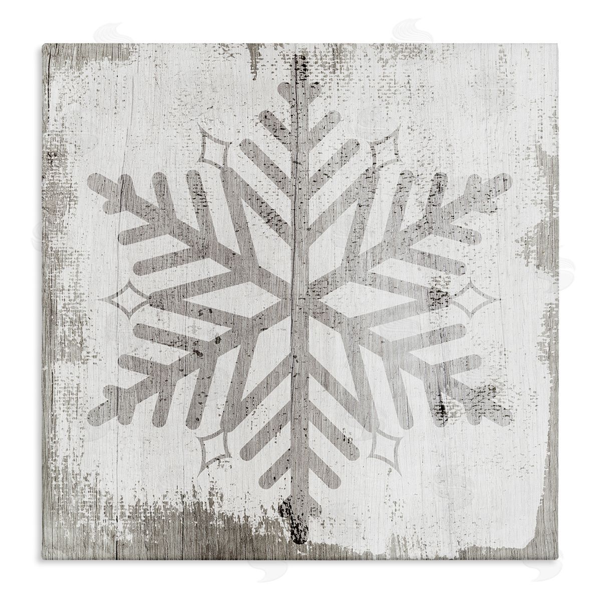 Winter Nature Snowflake Shape Canvas Wall Art, Home Decor by Stupell Studio