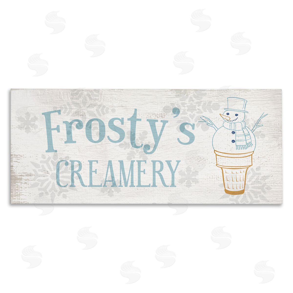 Stupell Studio fr_sideosty's Creamery Winter Ice Cream