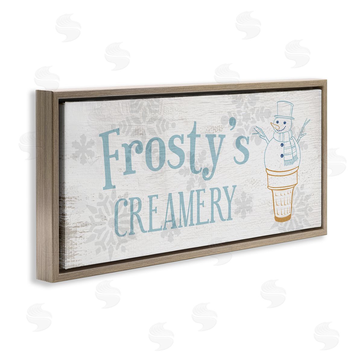 Stupell Studio fr_sideosty's Creamery Winter Ice Cream