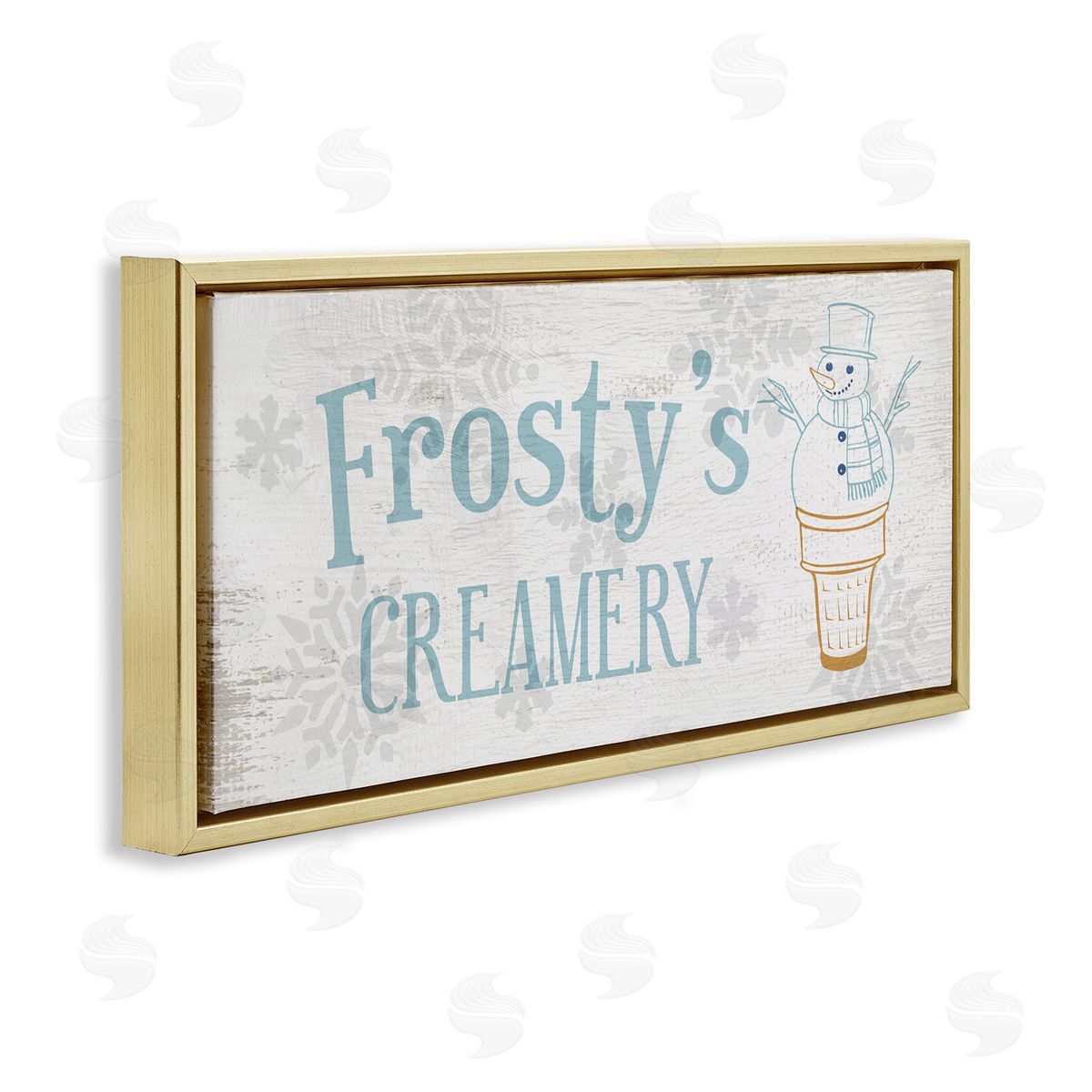 Stupell Studio fr_sideosty's Creamery Winter Ice Cream