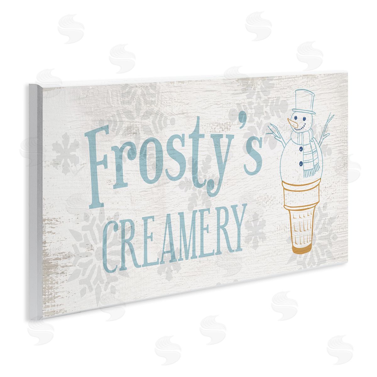Stupell Studio fr_sideosty's Creamery Winter Ice Cream