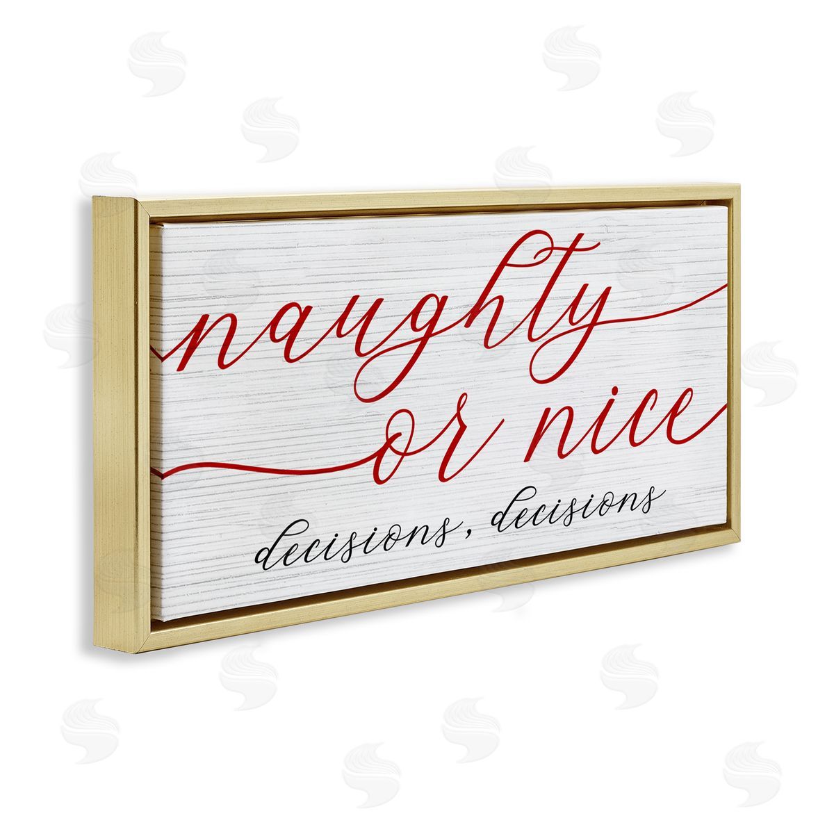 Stupell Studio Naught Or Nice Decisions Humor