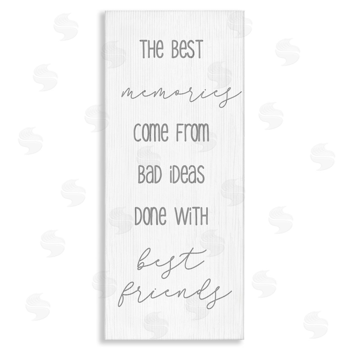 Stupell Studio Best Memories fr_sideom Bad Ideas Funny