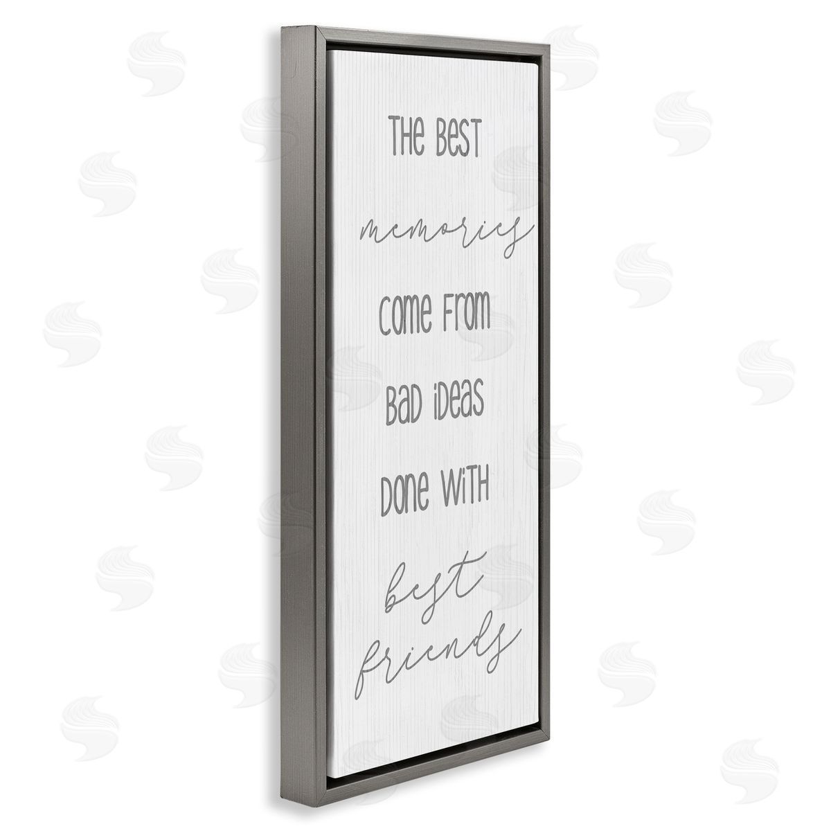 Stupell Studio Best Memories fr_sideom Bad Ideas Funny