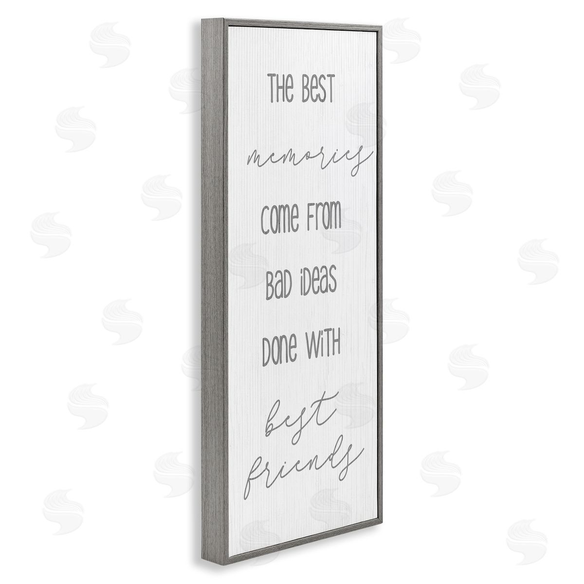 Stupell Studio Best Memories fr_sideom Bad Ideas Funny