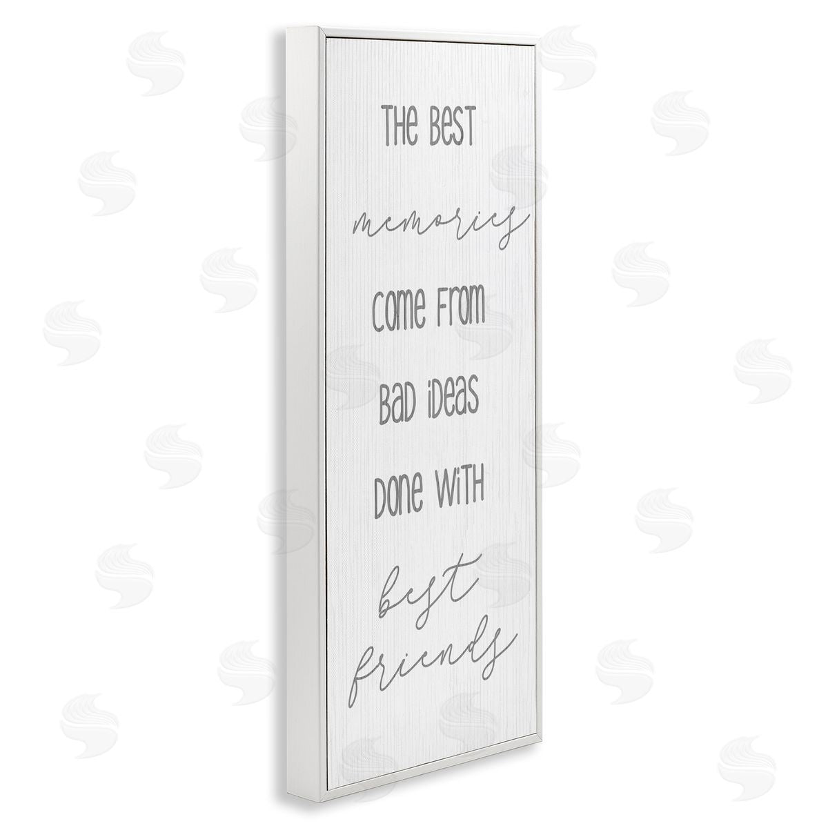 Stupell Studio Best Memories fr_sideom Bad Ideas Funny