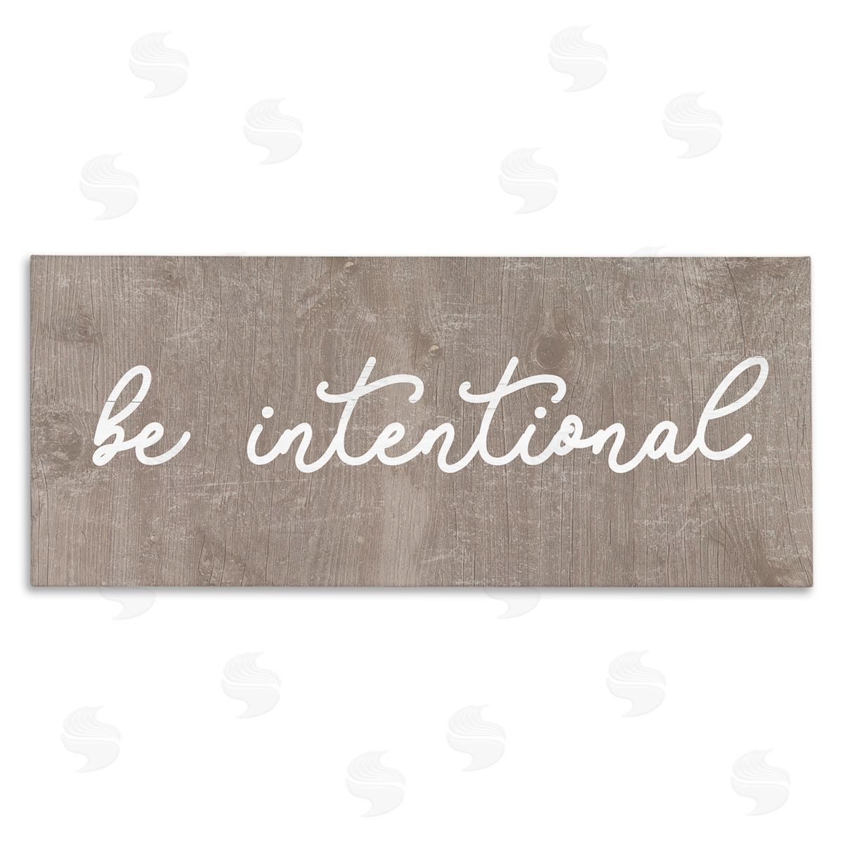 Stupell Studio Be Intentional Rustic Phrase