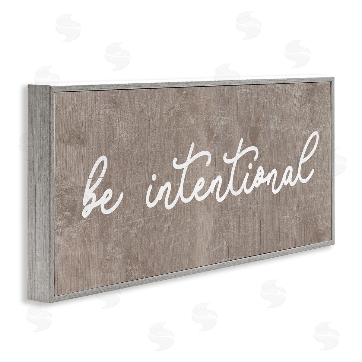 Stupell Studio Be Intentional Rustic Phrase