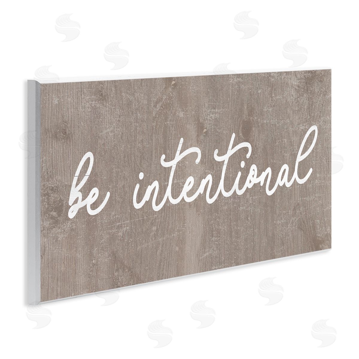 Stupell Studio Be Intentional Rustic Phrase