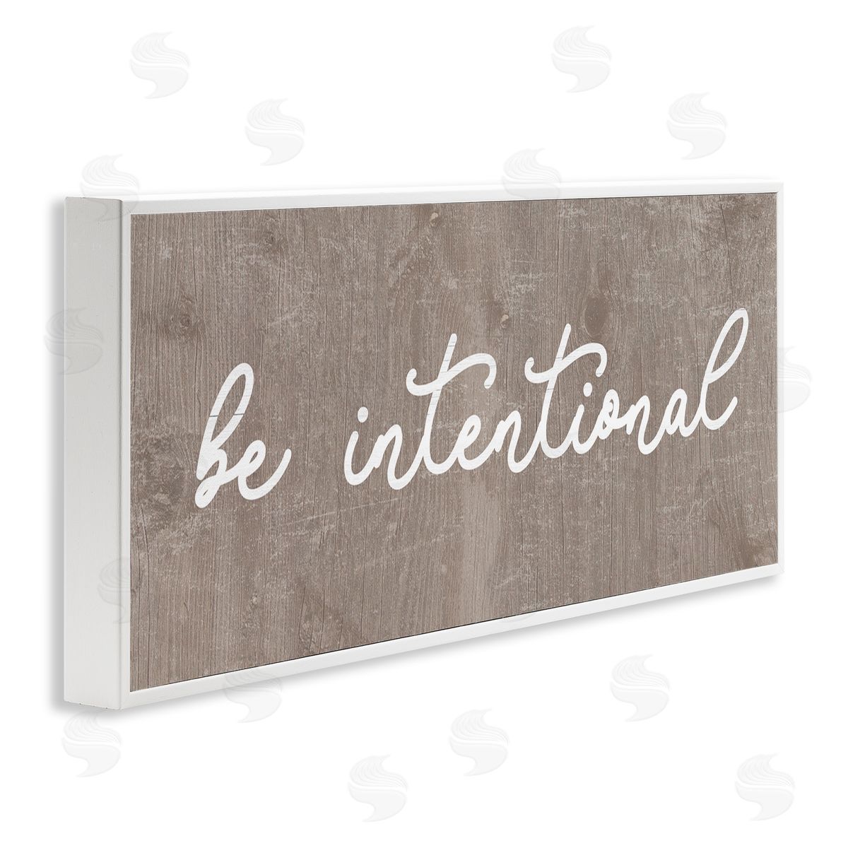 Stupell Studio Be Intentional Rustic Phrase