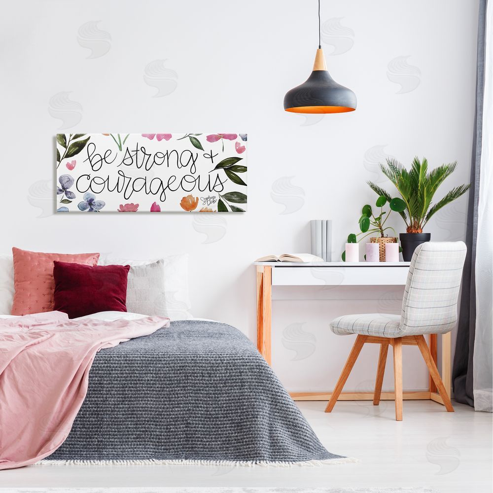 Stephanie Dicks Be Strong & Courageous Flower Blossoms