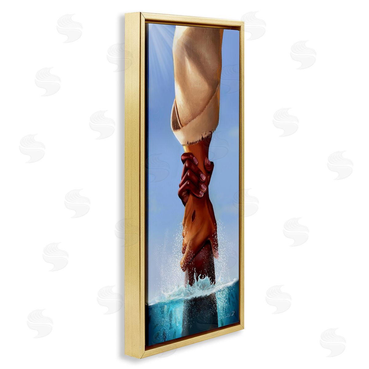 Salaam Muhammad Jesus Holding On Spiritual Hands