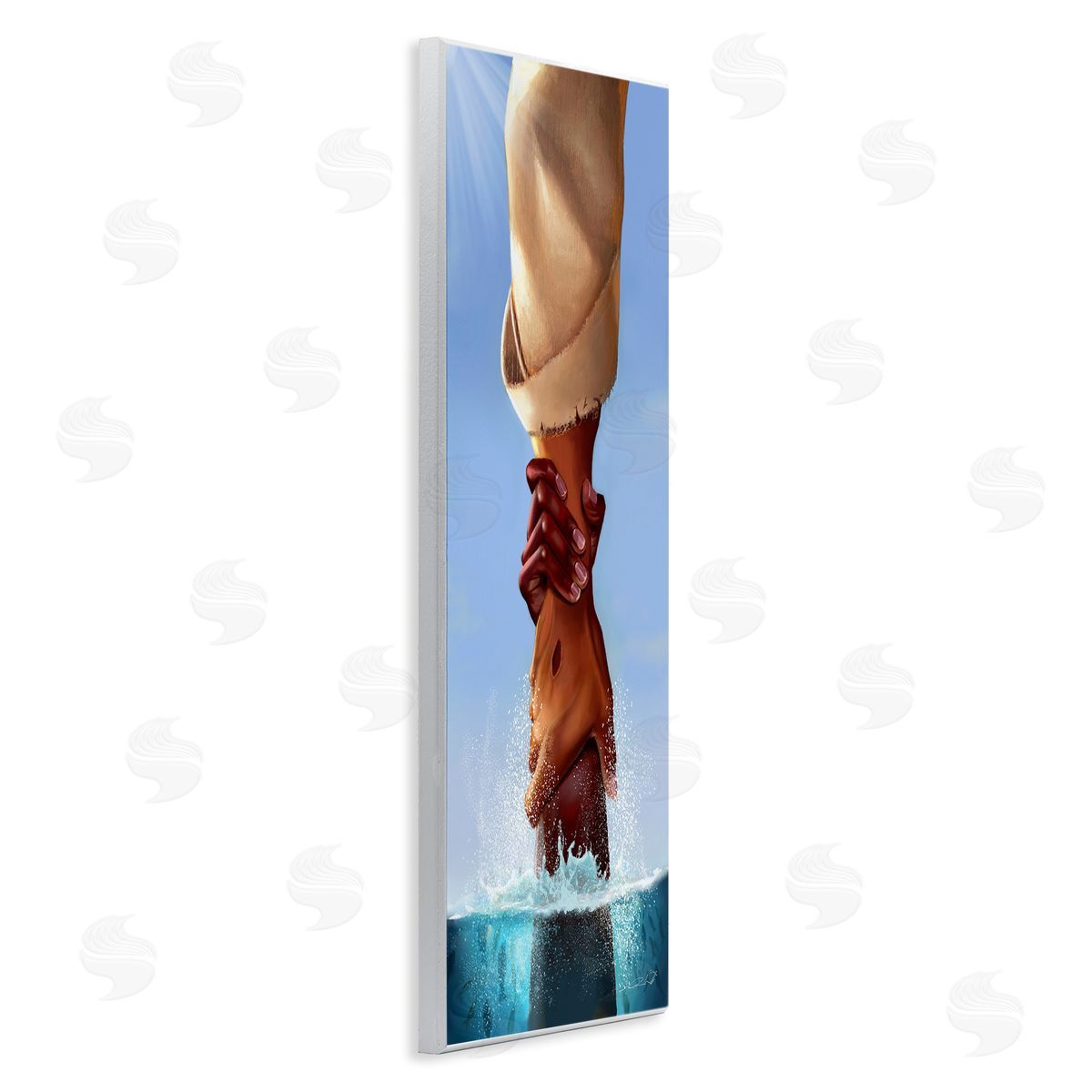 Salaam Muhammad Jesus Holding On Spiritual Hands