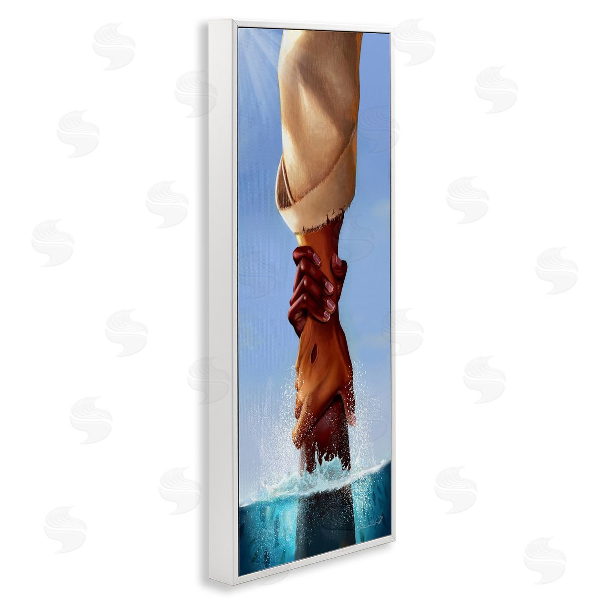 Salaam Muhammad Jesus Holding On Spiritual Hands