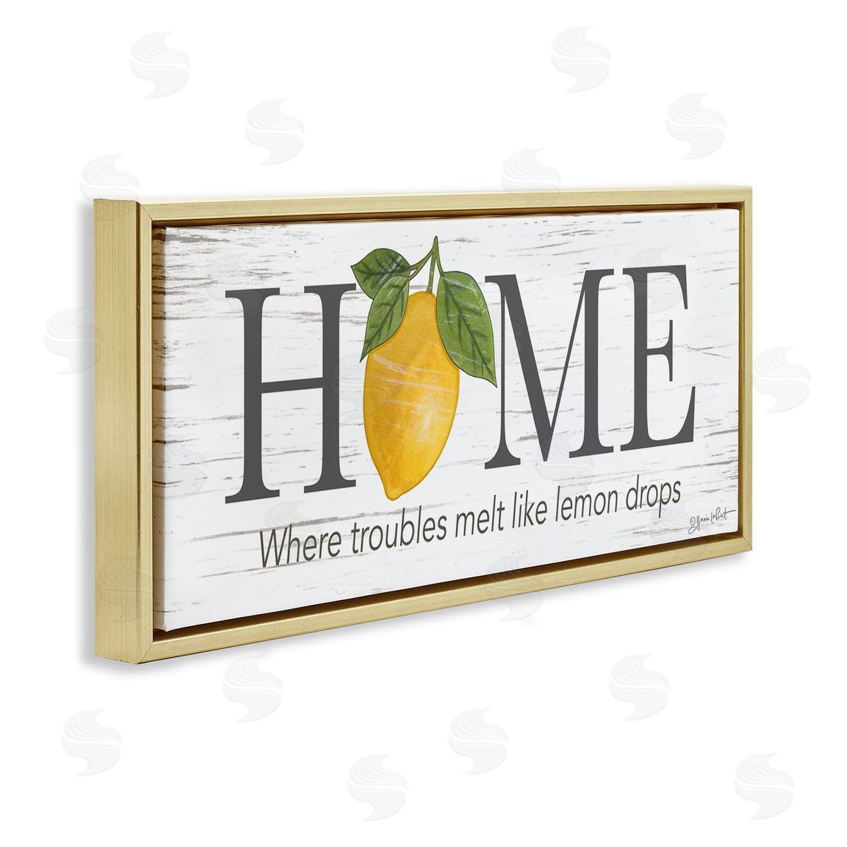 Annie LaPoint Where Troubles Melt Lemon Drops Sign