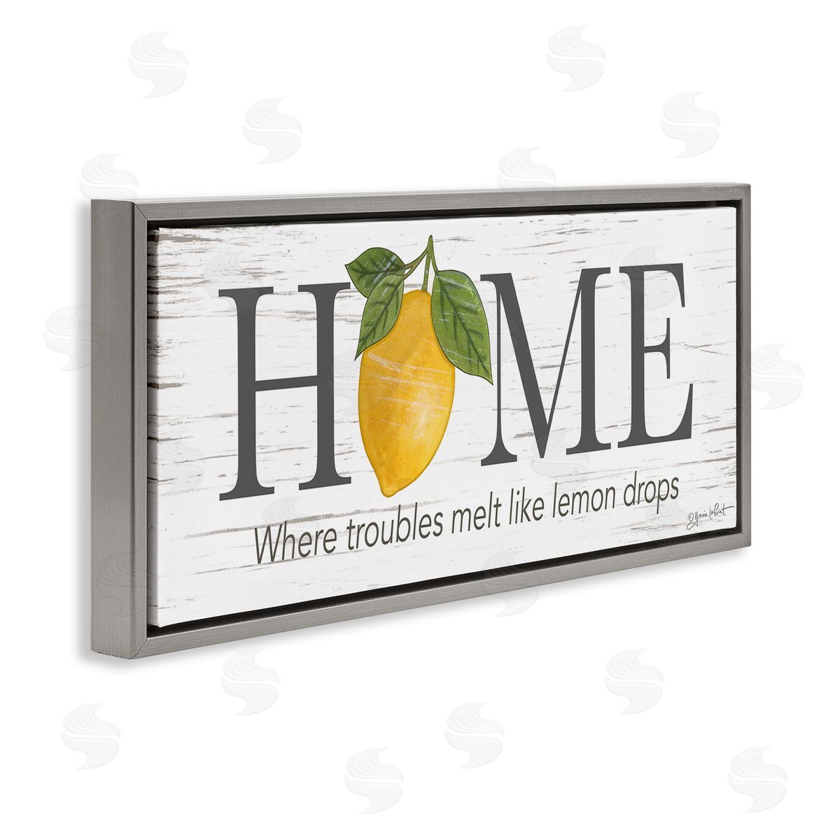 Annie LaPoint Where Troubles Melt Lemon Drops Sign