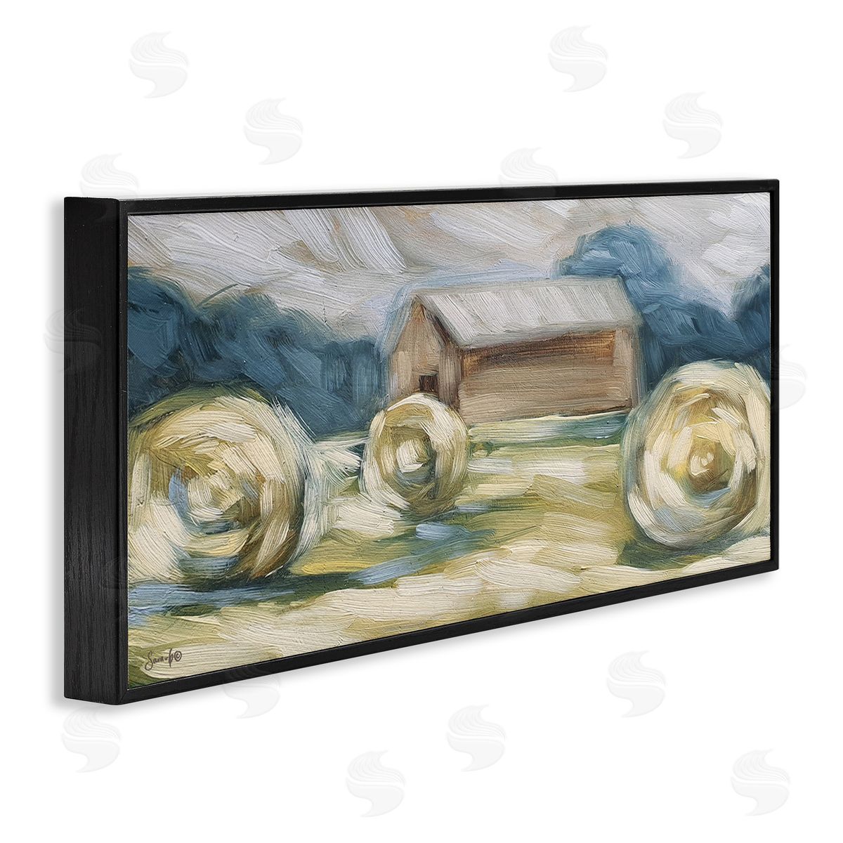 Sara G. Designs Abstract Country Hay Bales