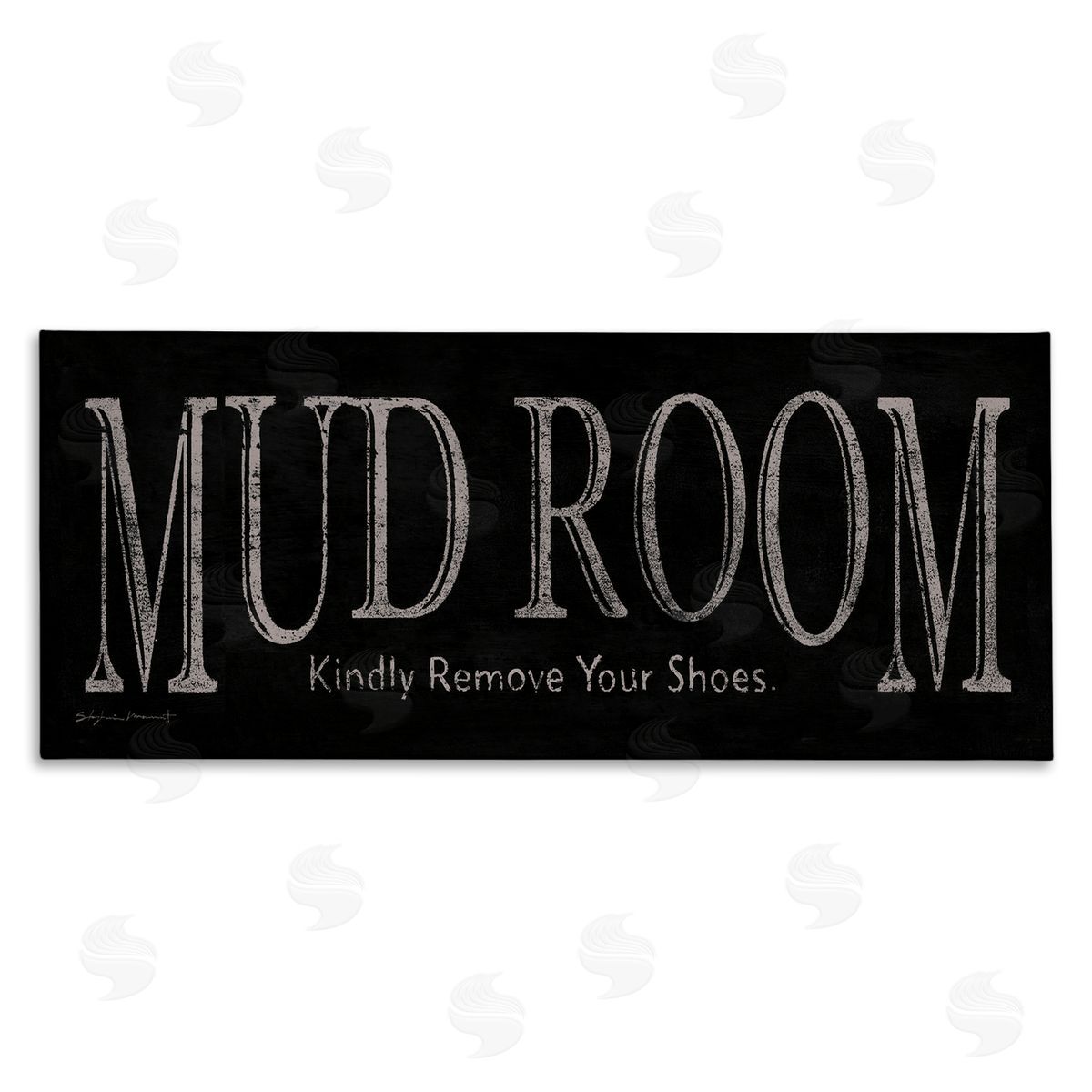 Stephanie Workman Marrott Mud Room Remove Shoes Reminder