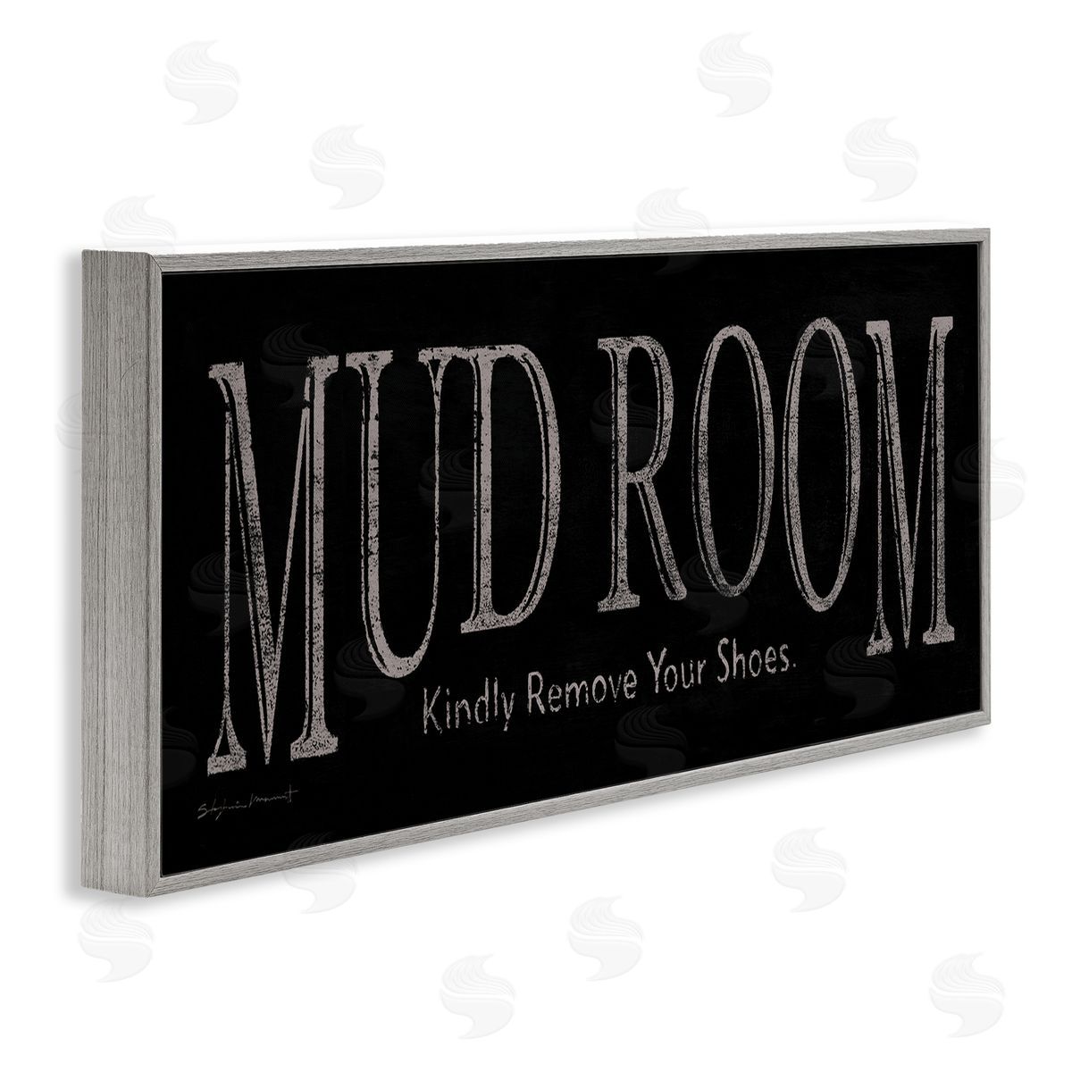 Stephanie Workman Marrott Mud Room Remove Shoes Reminder