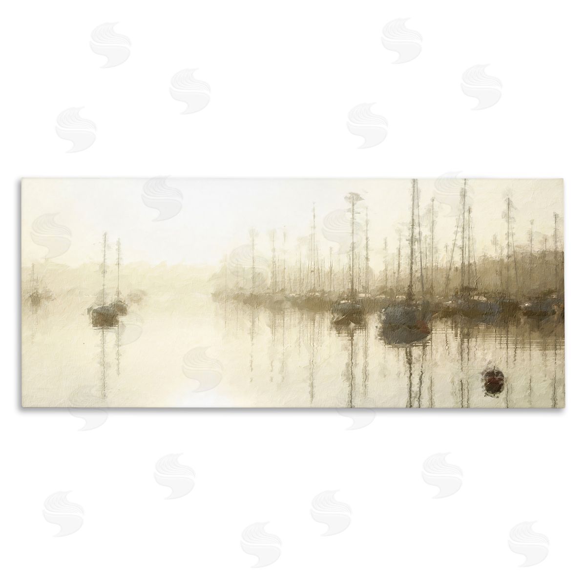 Kim Curinga Impressionist Marina Boats Reflection