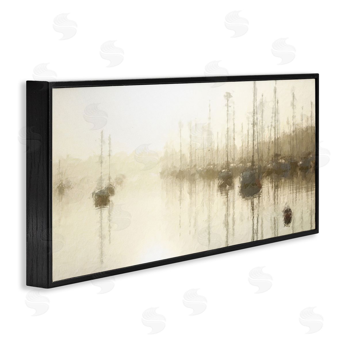 Kim Curinga Impressionist Marina Boats Reflection