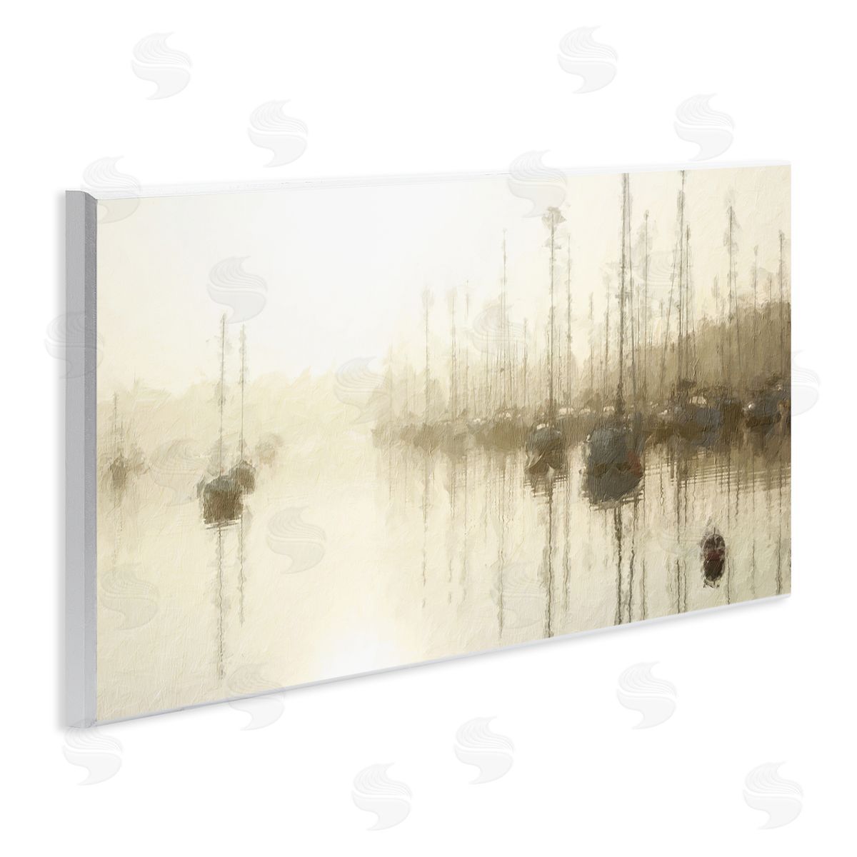 Kim Curinga Impressionist Marina Boats Reflection