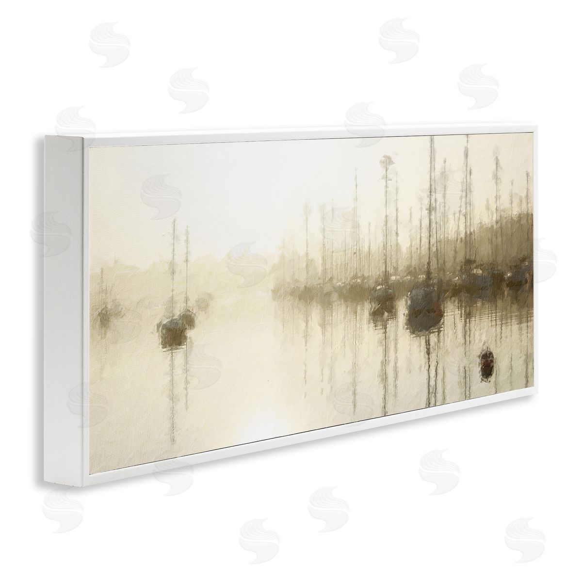 Kim Curinga Impressionist Marina Boats Reflection