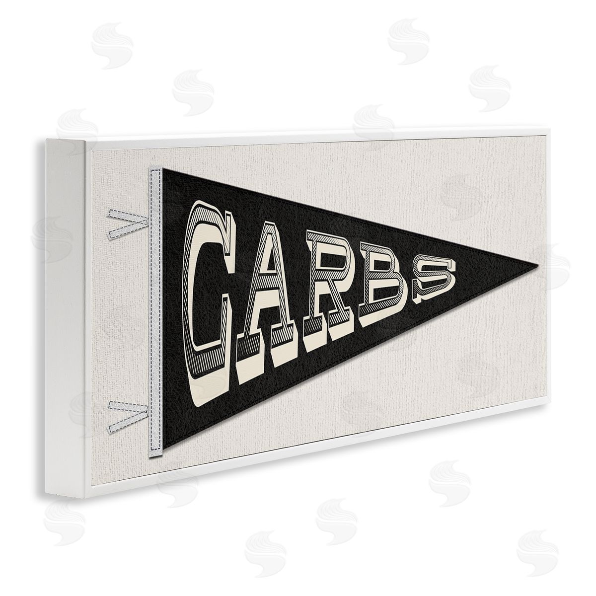 Stupell Studio Carbs Pennant Banner Kitchen