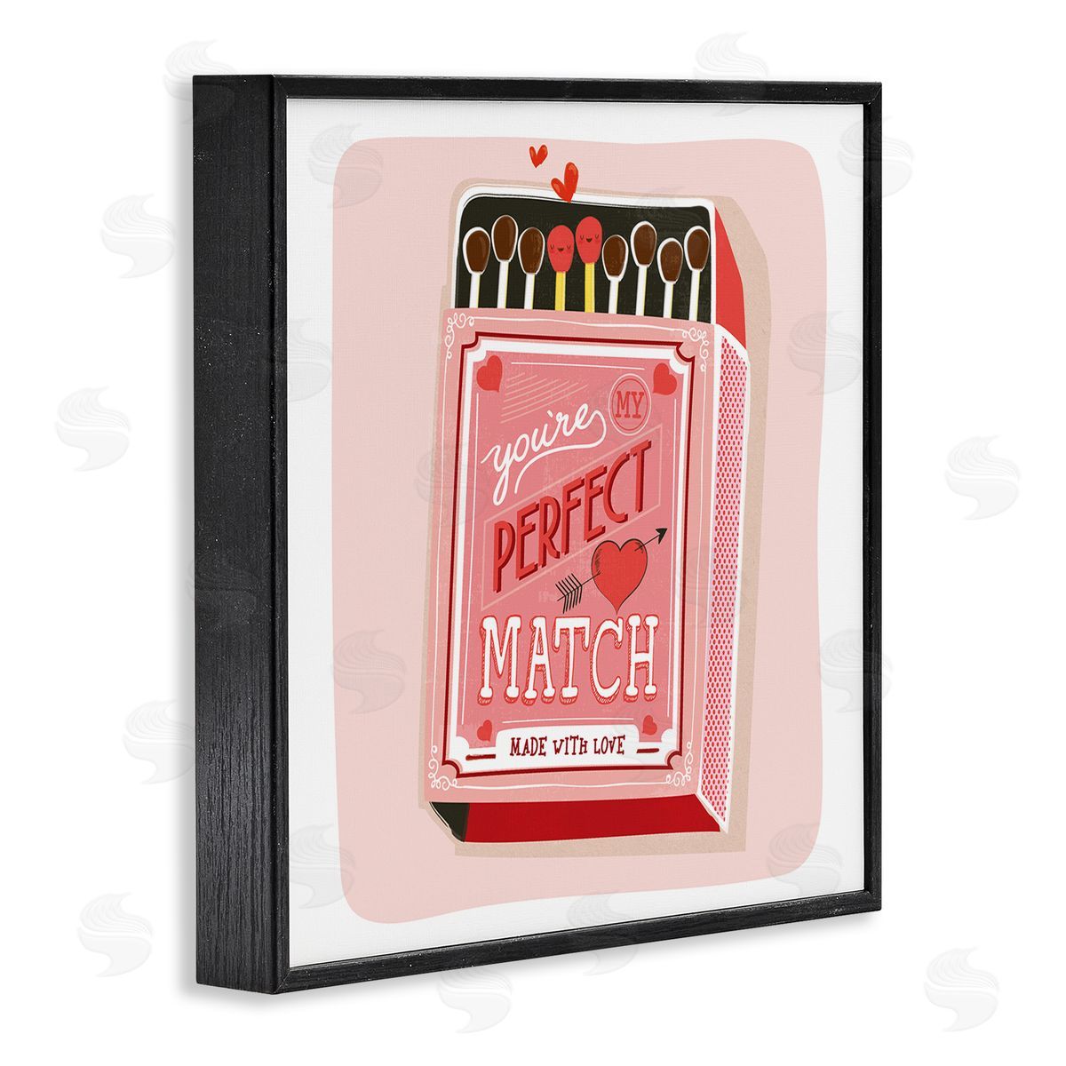 Pan Georgiou My Perfect Match Fun Romance Black Framed Glicee Wall Art Print
