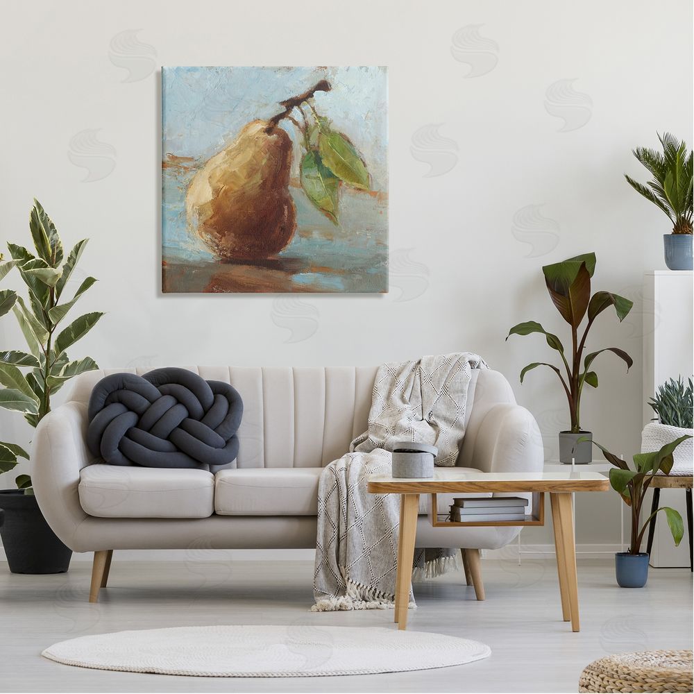 Ethan Harper Pear Fruit Kitchen Painting Canvas Wall Art in Room