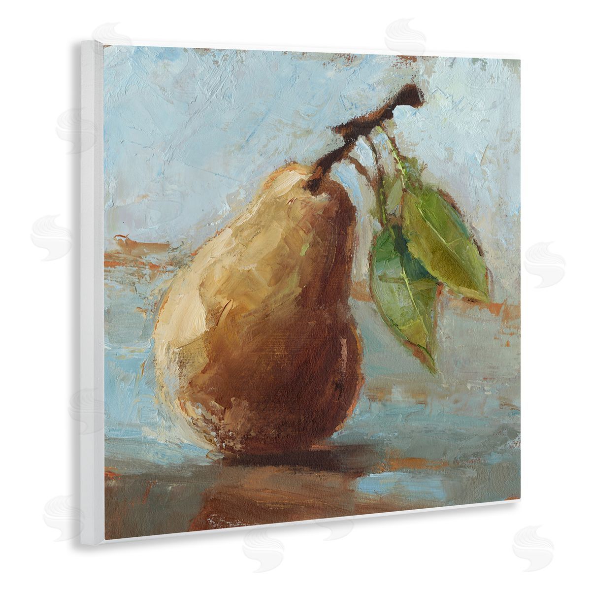Ethan Harper Pear Fruit Kitchen Painting Wooden Wall Plaque Art Print